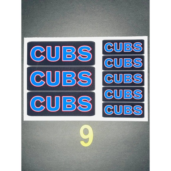 CUBS BASEBALL HIGH QUALITY STICKERS SET BUNDLE - Picture 9 of 10